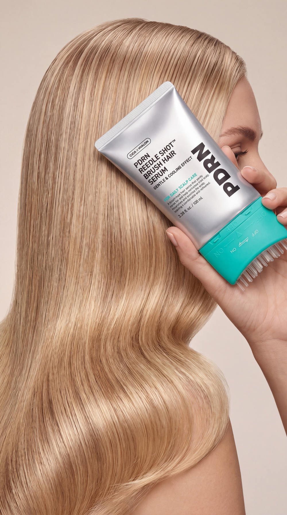 PDRN Reedle Shot Brush Hair Serum
